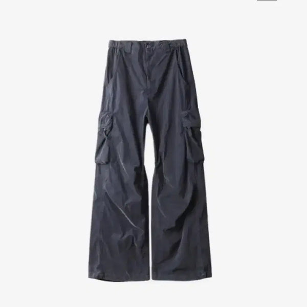 [BUNJANG] 999 Humanity Bleached Cargo Pants Faded Navy / 999휴머니티 어드벤처 블리치드 카고팬츠 페이디드 네이비 3size