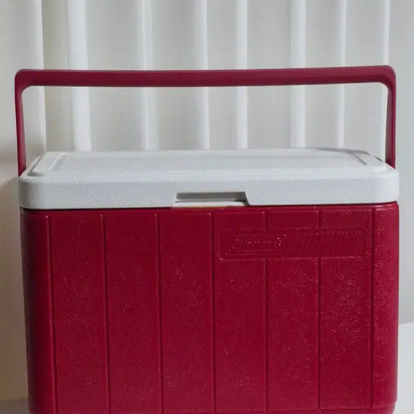 [BUNJANG] Coleman 5277 Vintage Ice Chest Cooler Red/White (1995, Made in USA) / 콜맨(Coleman) 빈티지 아이스박스 5277 미국 생산(Made in USA)/1995