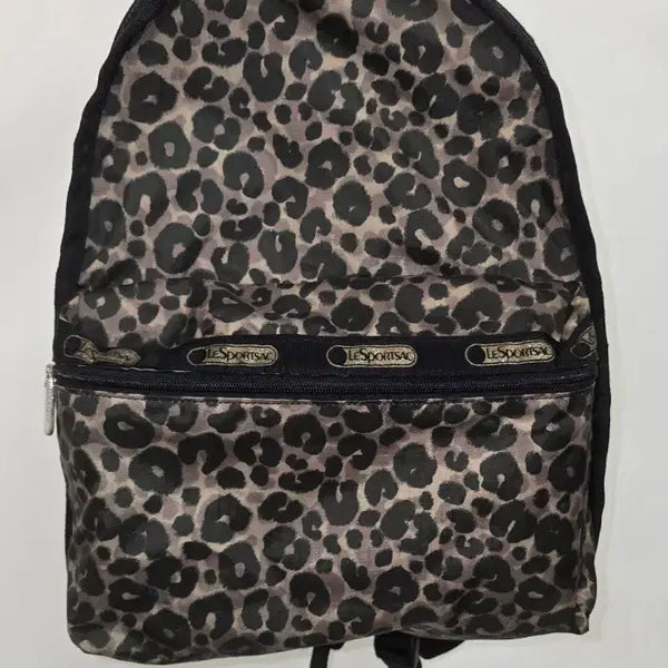 [BUNJANG] Lesportsac Leopard Backpack Bag / 레스포삭 레오파드 호피 백팩 가방 갸루