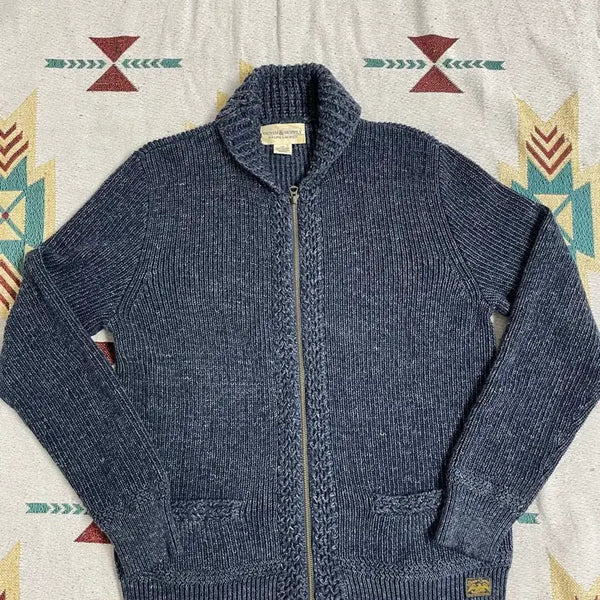 [BUNJANG] Polo Ralph Lauren Denim & Supply Cotton Knit Zip-Up Cardigan Navy L / 폴로 데님앤서플라이 니트 집업 가디건