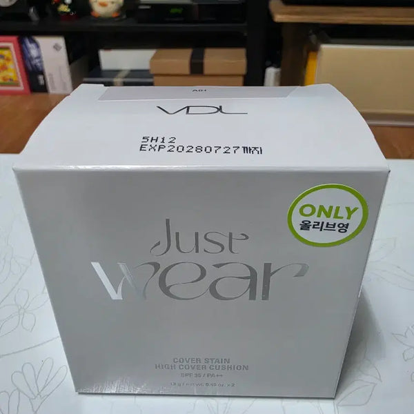[BUNJANG] VDL Cover Stain High Cover Cushion A01 (Refill Included) + Nuddy Blur Tint 07 Geek Rose + Tampax / [새상품] VDL 커버 스테인 하이커버 쿠션 A01(리필포함)+누디 블러 틴트 07긱로즈+템포
