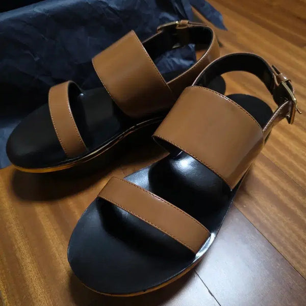 [BUNJANG] Marni Platform Leather Sandals Size 37 / 미착용 마르니 marni 플랫폼 가죽 샌들 37 새상품