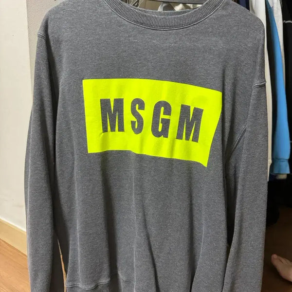 [BUNJANG] MSGM Sweatshirt Gray / MSGM맨투맨 그레이