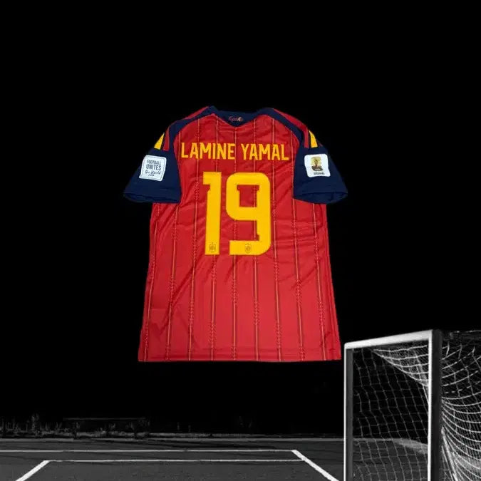 [BUNJANG] Spain National Football Team 2026 World Cup Final Version Laminaia Mal Jersey / [택체 새상품] 26-28 스페인 홈 라민야말 월드컵 결승버전 유니폼