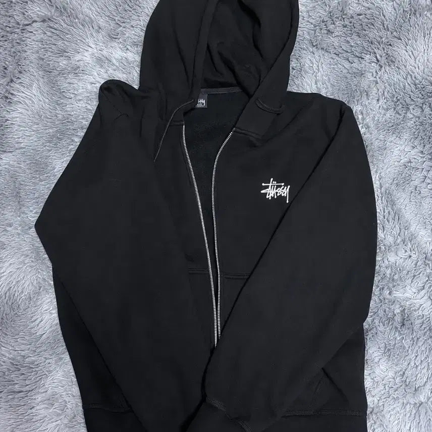 [BUNJANG] Stussy Hoodie Black L / 스투시 후드집업 블랙 L