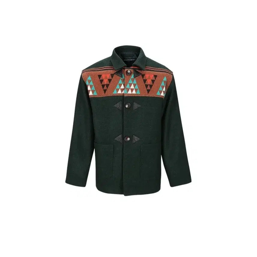 [BUNJANG] Andersson Bell Knit & Wool Half Jacket / 앤더슨벨  니트& 울 하프 자켓