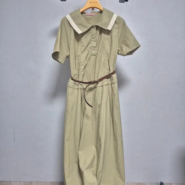 [BUNJANG] Stephanie Dress Beige / 스테파니 원피스