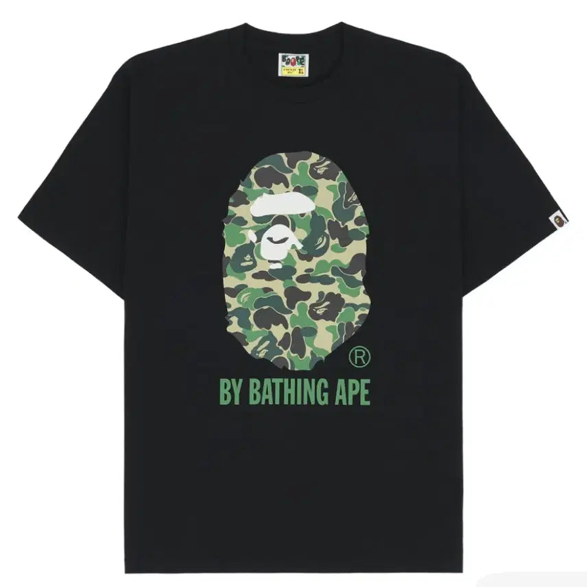 [BUNJANG] BAPE ABC Camo By Bathing Ape T-Shirt Black Green / [L] 베이프 ABC 카모 바이 베이싱 에이프 티셔츠 블랙 그린