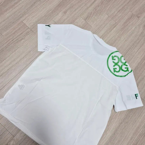 [BUNJANG] G/FORE Women's Woven Golf T-Shirt White / 새상품)지포어여성우븐골프티셔츠 지포어골프