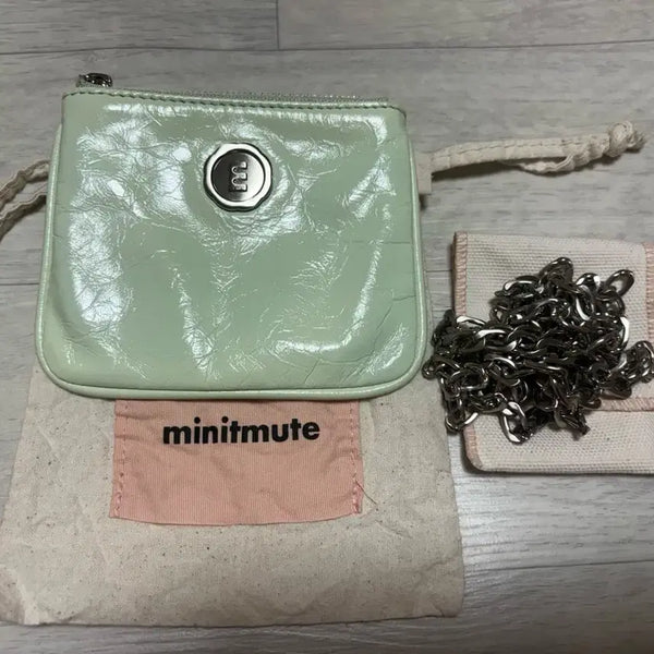 [BUNJANG] minitmute Brett Micro Pale Green Bag / 미닛뮤트 브렛 마이크로 페일 그린