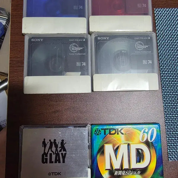 [BUNJANG] Sony TDK GLAY Blank MiniDiscs (6-Disc Bundle) / 공 엠디 몇장 공 MD 미디어