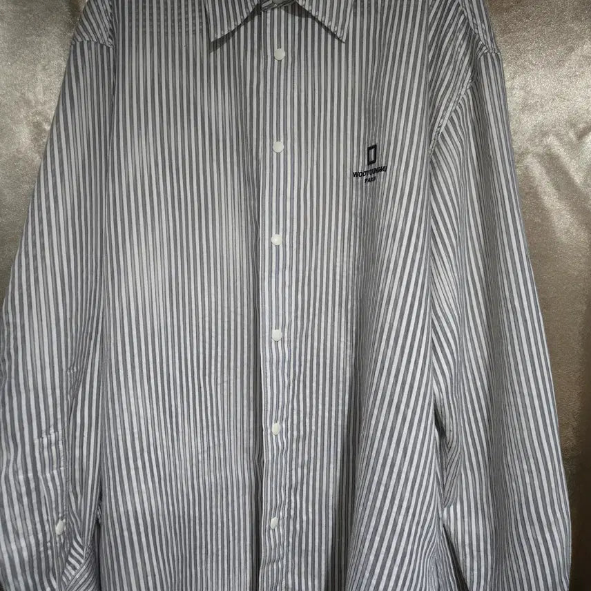 [BUNJANG] Wooyoungmi Striped Shirt / [50] 우영미 스트라이프 셔츠