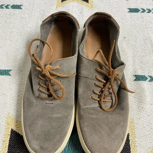 [BUNJANG] Frye Beacon Low Suede Sneakers Shoes / Frye 비콘 로우 스웨이드 스니커즈 슈즈(9)