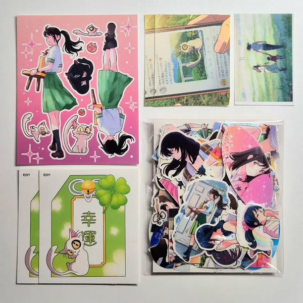 [BUNJANG] Suzume no Tojimari, Tenki no Ko, Kimi no Na wa. Die-cut Stickers (70 cuts, 6 sheets) / 스즈메의 문단속, 날씨의 아이, 너의 이름은 인컷 70컷, 인스 6장