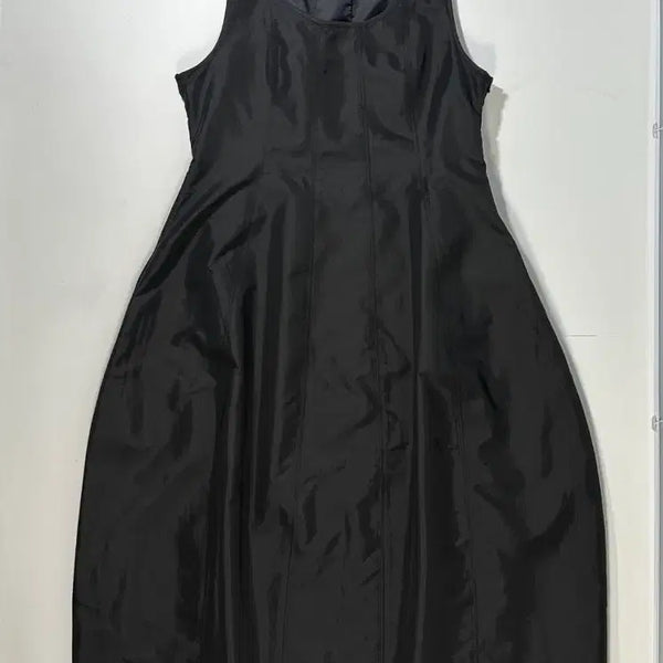 [BUNJANG] Ethos Nylon Balloon Dress Black / 에토스 ethos  나일론 벌룬 원피스 블랙