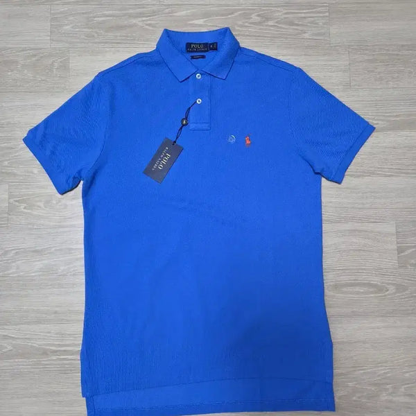 [BUNJANG] Polo Ralph Lauren Short Sleeve Polo Shirt Cyan Blue S / 폴로 랄프로렌 반팔 카라티 시안블루S