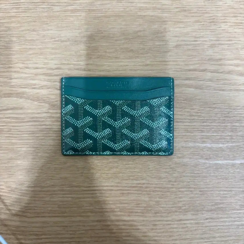 [BUNJANG] Goyard Saint-Sulpice Card Holder Green / 고야드 생쉴피스 카드지갑 그린