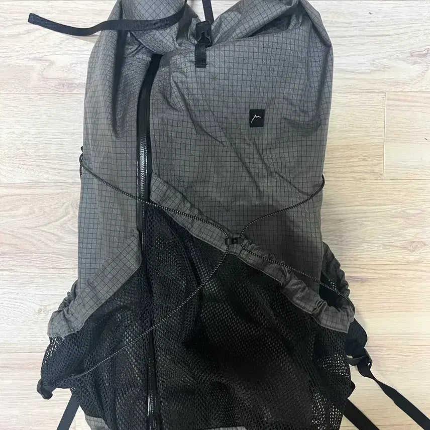 [BUNJANG] CAYL Marie Roll Top Backpack Gray / CAYL 케일 마리롤탑 배낭 그레이