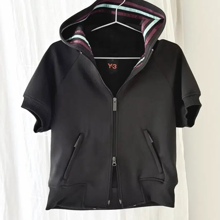 [BUNJANG] Y-3 Two-Way Half Sleeve Hooded Zip-Up Jacket / Y-3 투웨이 하프 슬리브 후드 집업