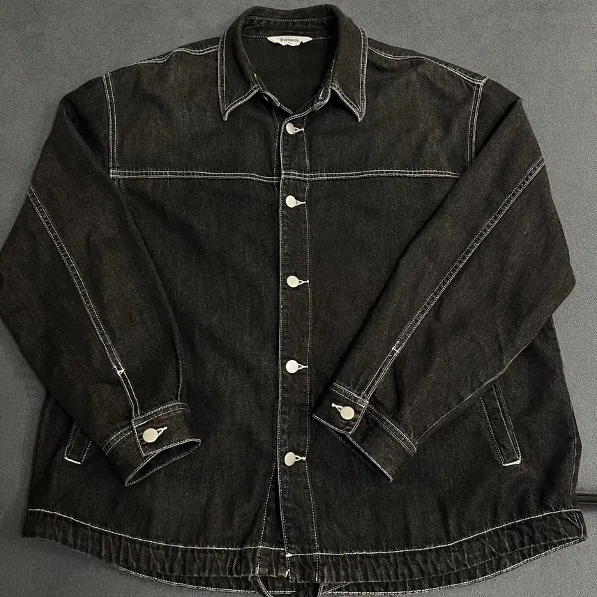 [BUNJANG] 8 Seconds Black Washed Denim Jacket / (가격제안 환영) 흑청데님 자켓