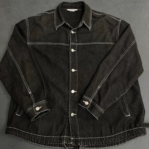 [BUNJANG] 8 Seconds Black Washed Denim Jacket / (가격제안 환영) 흑청데님 자켓
