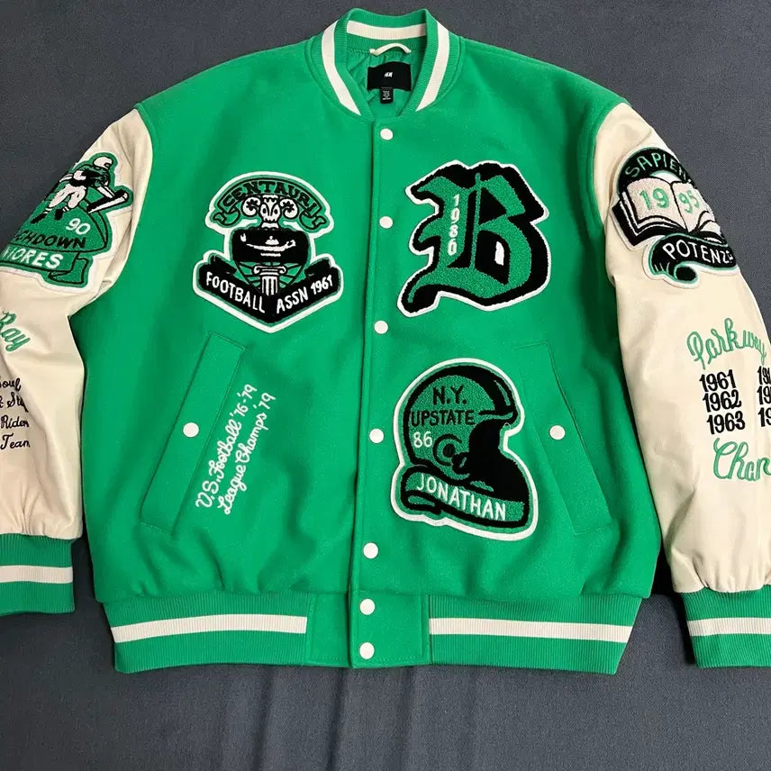 [BUNJANG] H&M Varsity Jacket / (가격제안 환영) H&M 바시티 자켓
