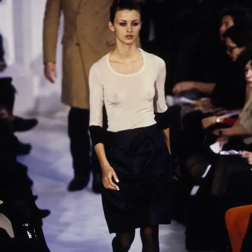 [BUNJANG] Helmut Lang FW96 Coated Sleeve Shirt Top / 헬무트랭 FW96 코티드 슬리브 셔츠 탑