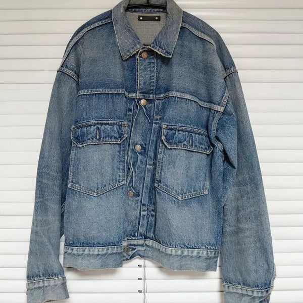 [BUNJANG] Minedenim E.BF-GJKT Denim Jacket / [1]마인데님 E.BF-GJKT USD
