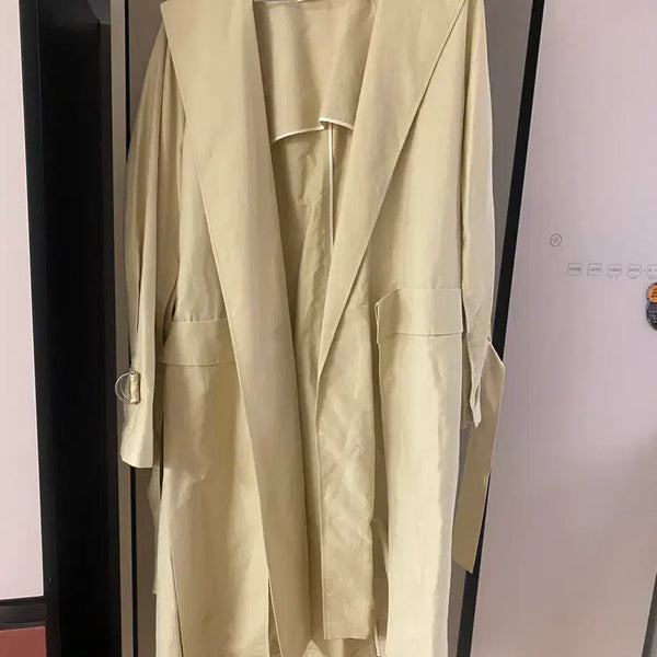 [BUNJANG] System Homme Beige Trench Coat / 한섬 시스템 크림컬러 트렌치자켓 s 55