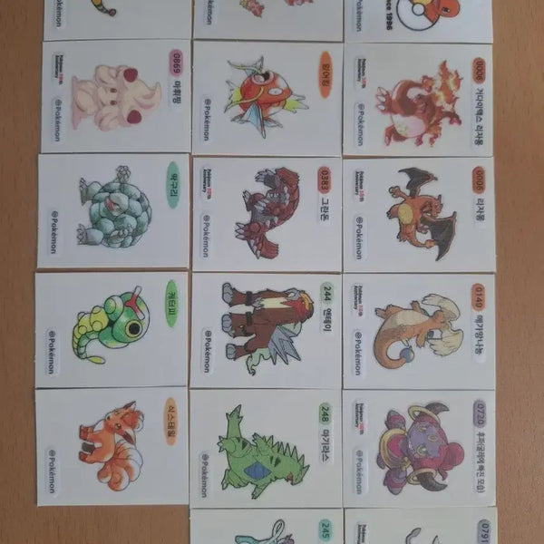 [BUNJANG] Pokemon 30th Anniversary Fire Dragon Bundle Lot / 포켓몬/띠부실/30주년 파이리포함 일괄판매합니다^^