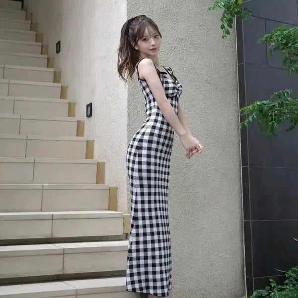 [BUNJANG] Darichi Check Sleeveless Dress / 다리치 체크 나시 원피스 앤드마리스나이델그레일립서비스이트미리젝시미셸마카롱에블린피움안미르