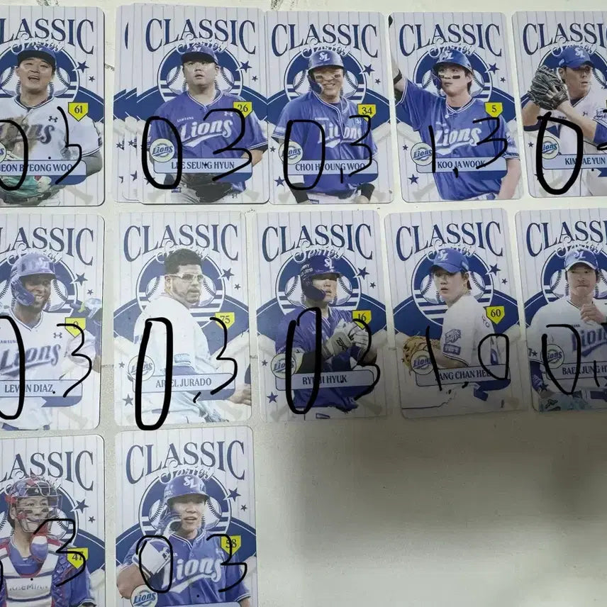 [BUNJANG] Samsung Lions Classic Photocard - Jang Chanhee / 삼성라이온즈 클래식 포카 양도