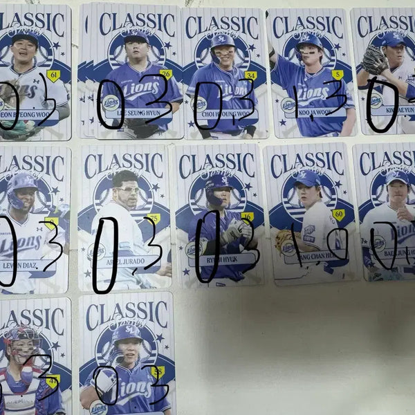 [BUNJANG] Samsung Lions Classic Photocard - Jang Chanhee / 삼성라이온즈 클래식 포카 양도