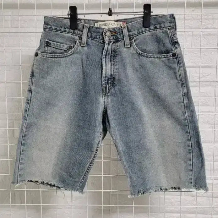 [BUNJANG] Levi's 567 Loose Bootcut Denim Shorts / 리바이스 567 데님 팬츠 반바지 28