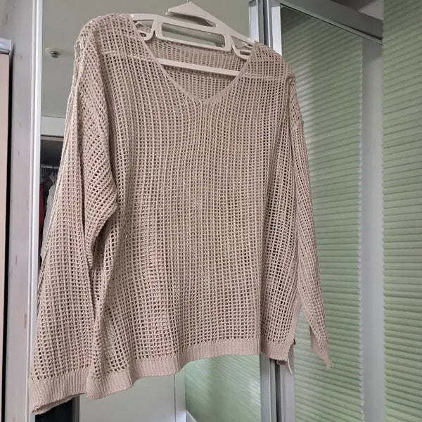 [BUNJANG] Egoist Duel G-Cut Bob Lucky Chouette Mesh Knit / 새옷 망사 니트 에고이스트듀엘지컷보브럭키슈에뜨