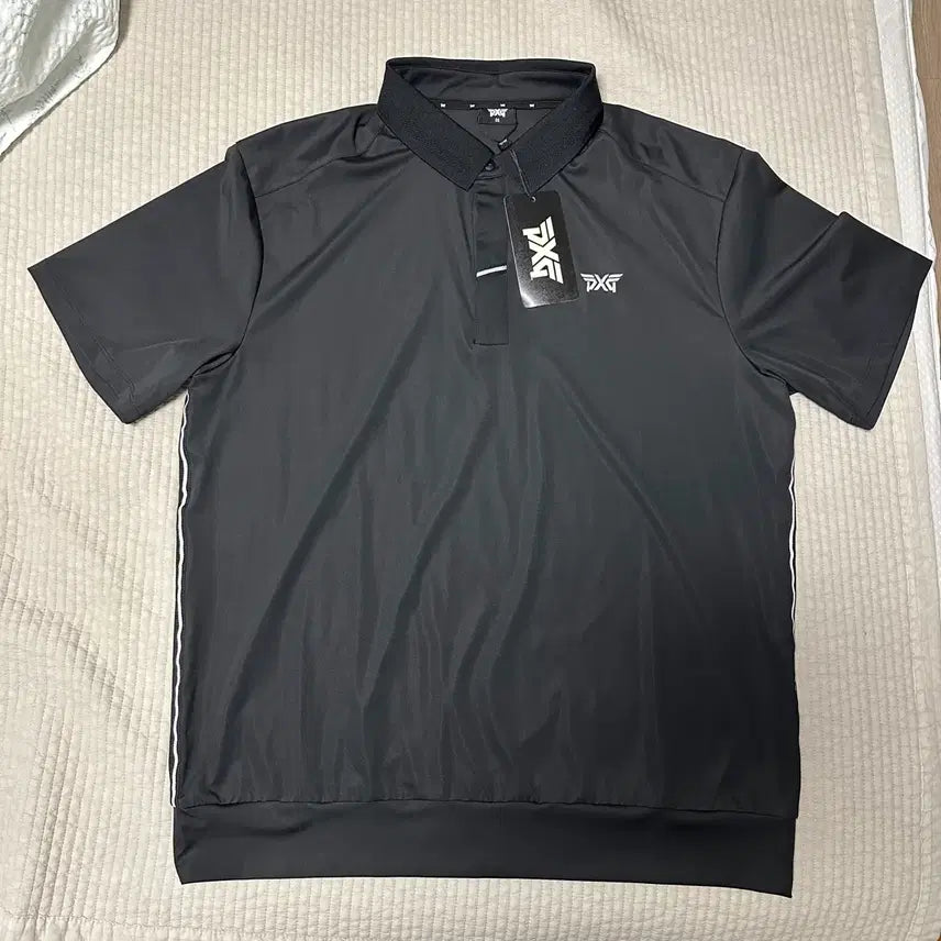 [BUNJANG] PXG Golf Short Sleeve Polo Shirt Black 2XL / 새상품) PXG 골프 카라 반팔티 2XL 블랙