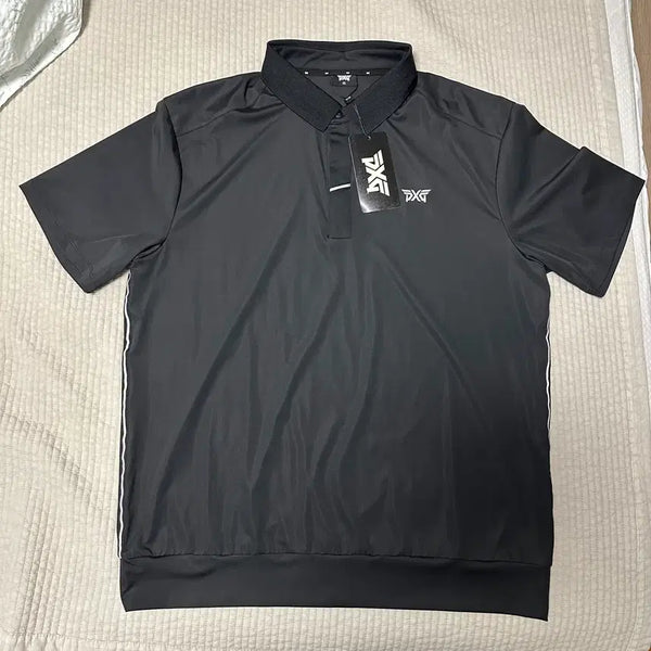 [BUNJANG] PXG Golf Short Sleeve Polo Shirt Black 2XL / 새상품) PXG 골프 카라 반팔티 2XL 블랙