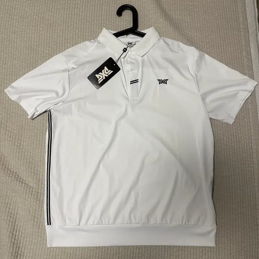[BUNJANG] PXG Golf Short Sleeve Polo Shirt White 2XL / 새상품) PXG 골프 카라 반팔티 2XL 화이트