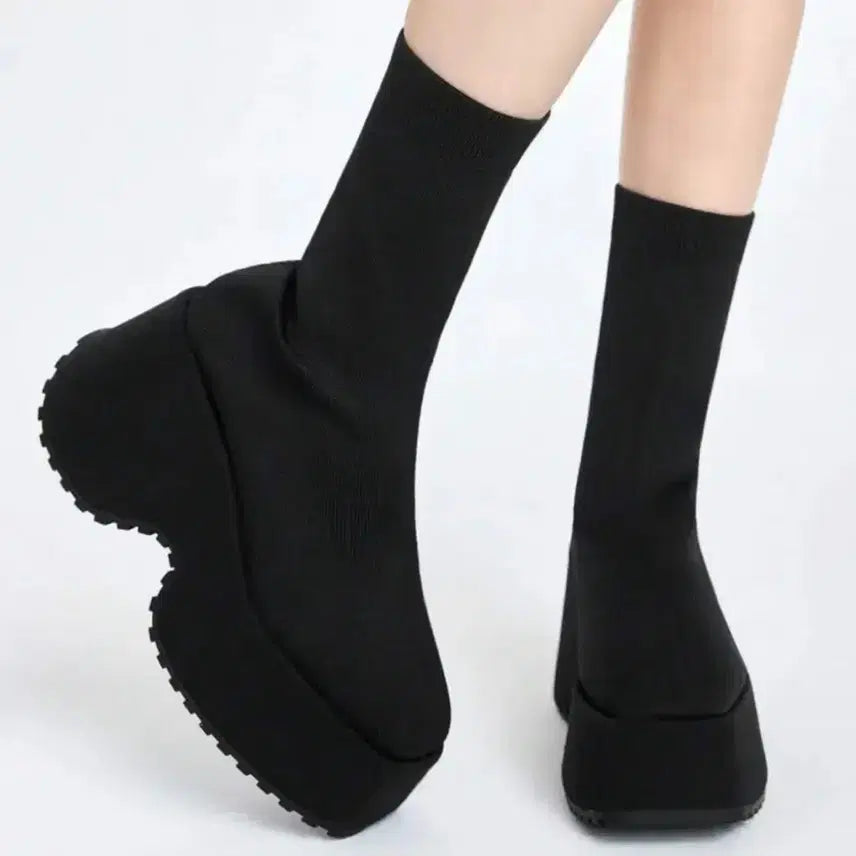 [BUNJANG] Platform Boots / 스나계 지뢰계 일브 워커 통굽 부츠