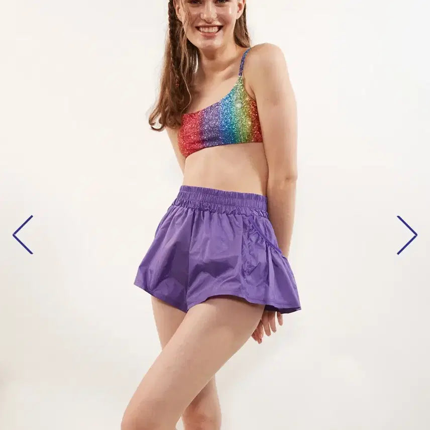 [BUNJANG] Delightful Crispy Shorts Purple S / 딜라잇풀 크리스피쇼츠 퍼플 s