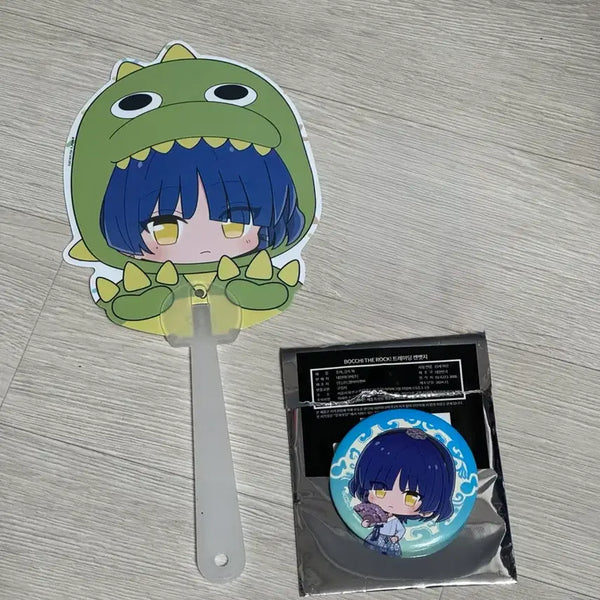 [BUNJANG] Bocchi the Rock! Cafe Yamada Ryō Bundle Set Can Badge / 일괄) 봇치더록 카페 부채 특전 야마다 료 캔뱃지