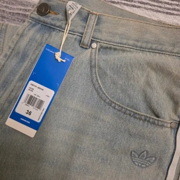 [BUNJANG] Adidas Adilenium Season 3 Loose Fit Denim Pants Blue Size 36 / (새상품) 아디다스 아딜레늄 시즌 3 루즈 핏 데님 팬츠 블루 36사이즈