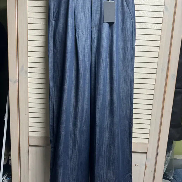 [BUNJANG] DNSR Belted Drape Slacks Indigo XL / (XL) DNSR 벨티드 드레이프 슬랙스 인디고