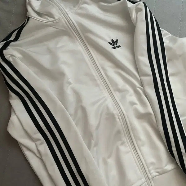 [BUNJANG] Adidas Classic Loose Firebird Track Top Jersey White / KR- 아디다스 아디컬러 클래식 루즈 파이어버드 트랙탑 져지 화이트 윈터 져지