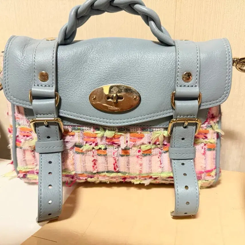 [BUNJANG] Mulberry Mini Alexa Tweed Bag / 멀버리 미니 알렉사 트위드