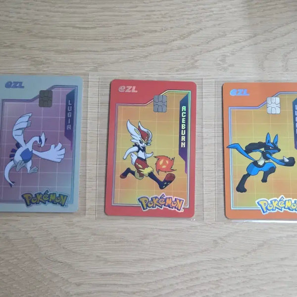 [BUNJANG] Izzle Pokemon Cards (Aceburn, Lucario) / 이즐 포켓몬카드 ( 에이스번, 루카리오)