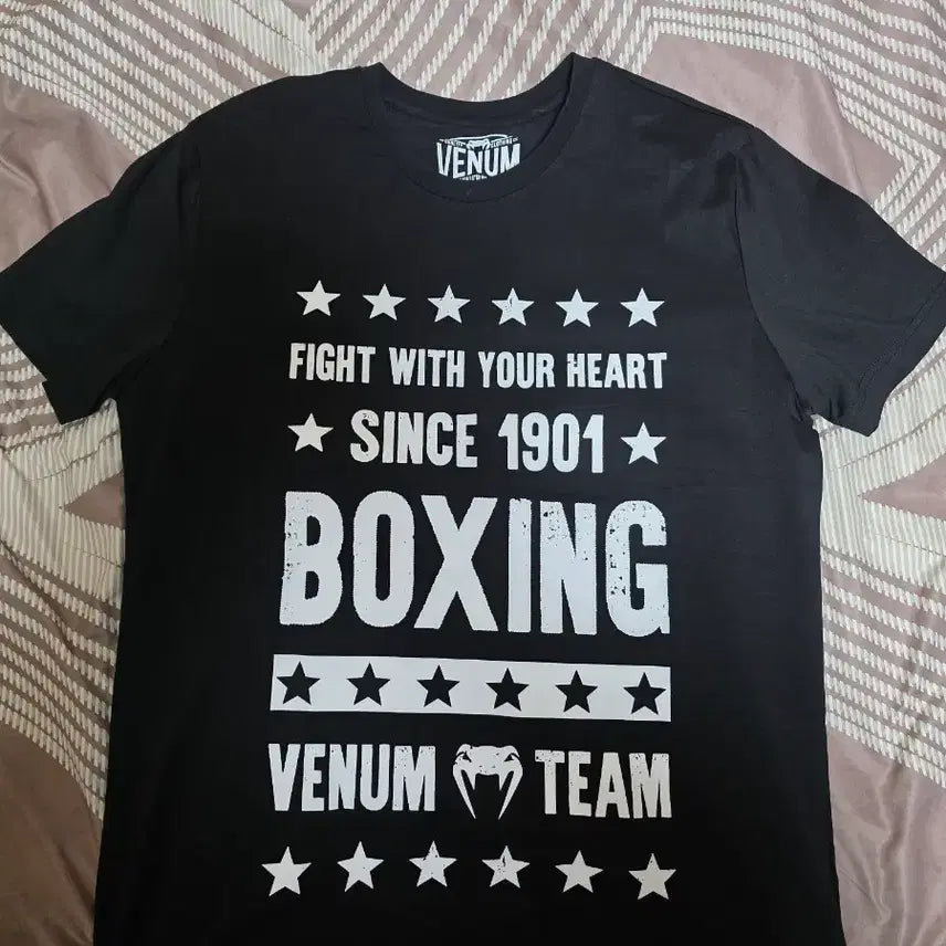 [BUNJANG] Venom Boxing T-Shirt Black / 베넘 복싱 티셔츠(블랙)