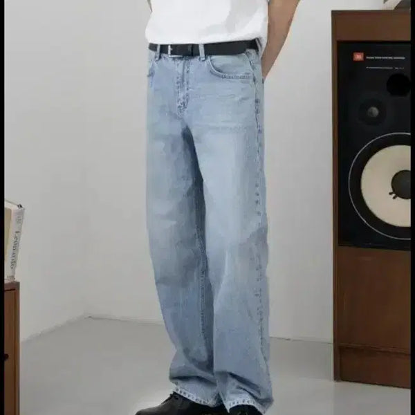 [BUNJANG] HIMMALAYA JEANS Wide Straight Denim / 택포) 와이드 스트레이트 데님(1968 HIMMALAYA JEANS)