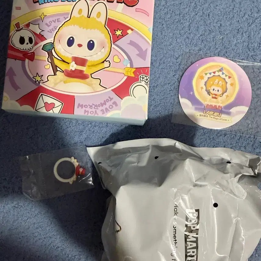 [BUNJANG] Pop Mart Labubu & Ring Figure (Sealed) / 팝마트 정품 라부부&반지 피규어