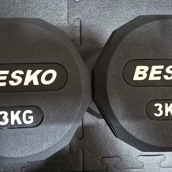 [BUNJANG] BESKO 3kg Dumbbell Pair / BESKO 덤벨 3KG 한쌍